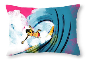 Wipe Out - Throw Pillow